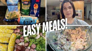 FAST & EASY MEALS TO COOK AT HOME! EASY MEALS ON A BUDGET! CROCKPOT AND SHEET PAN MEALS