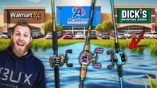 Testing the BEST Budget Fishing Combo from each Store! (Which one is BEST?)