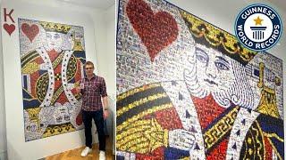 Largest Playing Card Is 1000x Bigger Than Normal Size! - Guinness World Records