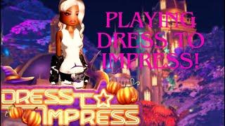 Playing Dress to Impress!! (Roblox)