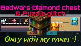 Unlimited Diamond Chest & Puxle in Bedwars Blockman GO | Only with my panel