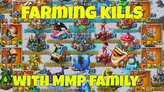 Lords Mobile - FARMING ONE OLD LEGENDARY FAMILY WITH K4G, SSQ, SQ1, & DO0