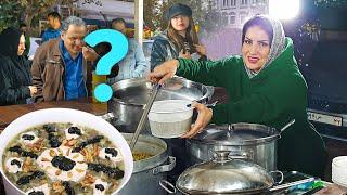 MOST beautiful Street Food Lady in TEHRAN! - STRONG woman food