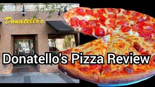 Food Review Donatello's! Best pizza! Niagara Falls New York Buffalo Style Pizza!