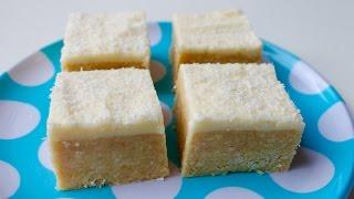 How to make coconut lemon slice