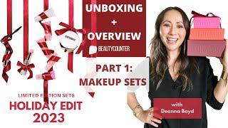 Unboxing Beautycounter HOLIDAY Sets 2023 - Part 1: Makeup Sets