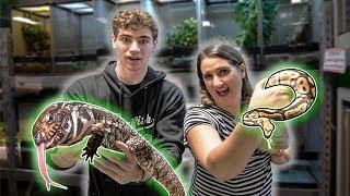 EXOTIC PET STORE TOUR!!! - (Fish, Reptiles & Birds!)