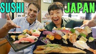 FIRST SUSHI EXPERIENCE in Japan With John Daub From "Only in Japan"