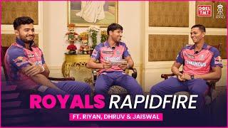 Royals Rapid Fire with Dhruv, Yashasvi & Riyan | IPL 2023 | Rajasthan Royals