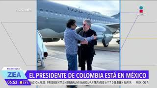 Gustavo Petro, presidente de Colombia, llega a México para reunirse con Claudia Sheinbaum | Paco Zea