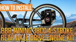 38cc 4-Stroke Rear Axle Drive (Hub Mount)Engine Kit: How To Install