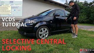 Audi A2 – selective central locking activation – VCDS tutorial – EP58 – project youngtimer