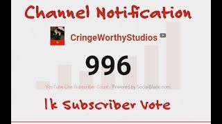 Vote for the 1000 subscriber special video!!!