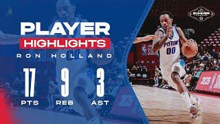 HIGHLIGHTS: Ron Holland in Summer League Win vs. Bulls