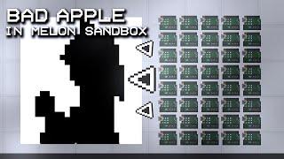 Bad Apple in Melon Sandbox