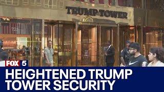 Heightened Trump tower security