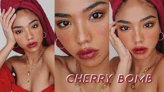 CHERRY BOMB | Instagram Makeup Tutorial | rachelteetyler