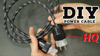 How To EASY Make Hi-Fi Power Cable DIY