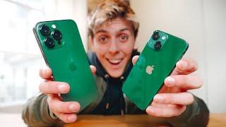  NEW Green iPhone 13 & 13 Pro Unboxing! (IT'S GORGEOUS)