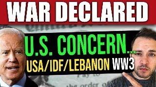 BREAKING: WAR DECLARED… U.S. Fears Israeli Overwhelm by Hezbollah (World War 3)