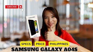 SAMSUNG GALAXY A04S (SPECS, PRICE) - Philippines