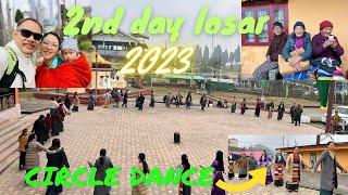 Second day losar celebration 2023 and lhakar Gorshey with KTS public at monastery. #tibetanvlogger