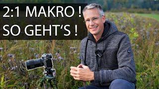 So funktioniert Makro Fotografie mit einem 2:1 Objektiv!