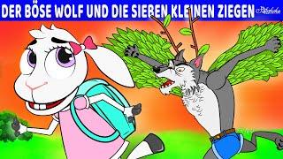 Der böse Wolf und die sieben kleinen Ziegen - Zurück zur Schule | Märchen für Kinder