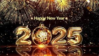 Happy New Year Music 2025  New Years Eve background music  Best New Year Music  Fireworks Show 