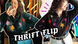 How to Needle Felt | vintage cashmere thrift flip! | fall style inspiration DIY beginner