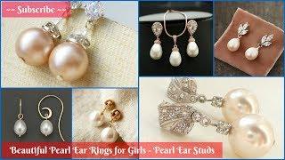 Beautiful Pearl Ear Ring For Girls - Pearl Ear Studs | PhoeniX GuyzZ Fashions