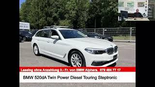 BMW 520dA Twin Power Diesel Touring Steptronic 7.2020,  20 000 km, 43 999.- Fr.