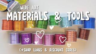 Wire Art Essentials Materials, Tools, and Basic Techniques 