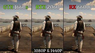 RX 6600 vs RTX 2060 vs GTX 1660 Super | Test In 5 Games at 1080P & 1440P