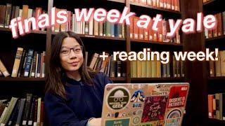 FINALS WEEK AT YALE UNIVERSITY + reading week (junior year)