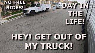 HE JUMPED IN MY TRUCK! GIVEAWAY! Day in the LIFE of a MOBILE MECHANIC!