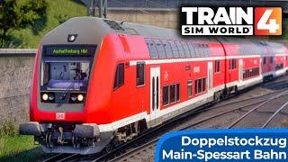 Train Sim World 4: Regionalbahn auf der Spessart Rampe | Doppelstockwagen & BR 146 – DB Regio | TSW4