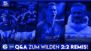 Schalke - Hertha 2:2 | Sieg verspielt? Schlechter Schiri? Torwarttausch? | S04 Q&A zum Spieltag