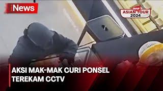 Aksi Mak-Mak Curi Ponsel Terekam CCTV di Jember, Jawa Timur - iNews Pagi 18/05