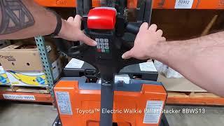 Warehouse Sounds ASMR, Palletizing a Big Order at a Food Bank POV, Electrical Motorized Equipment