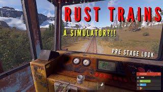 RUST Above-Ground Trains are HERE!! - They're GOOD!