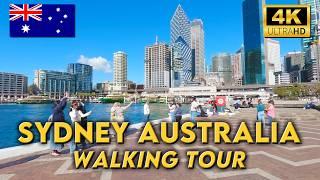 WALKING AROUND DOWNTOWN SYDNEY AUSTRALIA | 4K UHD Video Walk