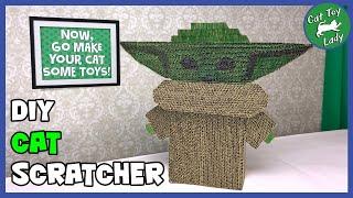 Baby Yoda Cat Scratcher DIY, Star Wars Mandalorian