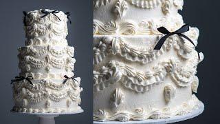 Creating a Faux 3 Tier Victorian Style Wedding Cake