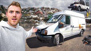 Attempting To Save My Abandoned Ford Transit Amazon Van From Scrap Yard