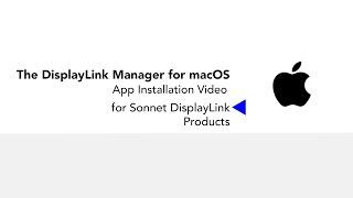 The DisplayLink Manager - macOS Manager App Installation