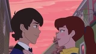 Peter kisses Mj  This time in better quality