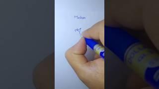 Art of Sign-making Master Unique Signature Design Muskan name #signature #sign #muskan #signature77