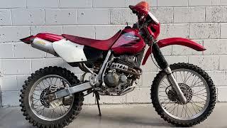 2003 Honda XR400R riding test and walkaround video. Ref 0529