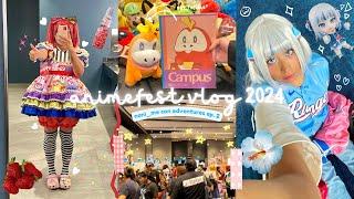 ⋆˚࿔ animefest 2024 ️ 𖦹 rangers gura , cosplay ⭐ & fuecoco haul ️  anime convention vlog  ₊˚⊹ ᰔ